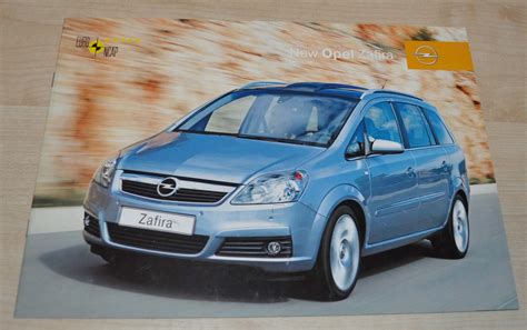Opel Zafira Brochure Prospekt Ru Ua Auto Brochure