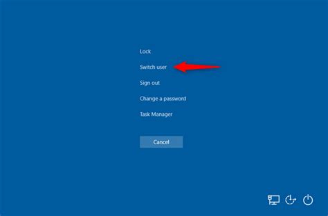 It Services How To Switch User On Windows 10