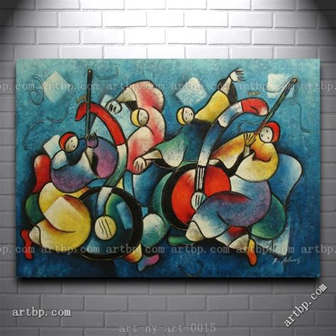 Contemporary Handpainted Oil Painting On Canvas Of