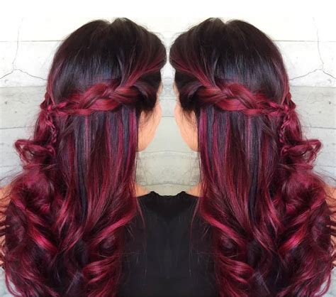 Black Cherry Red Hair Color