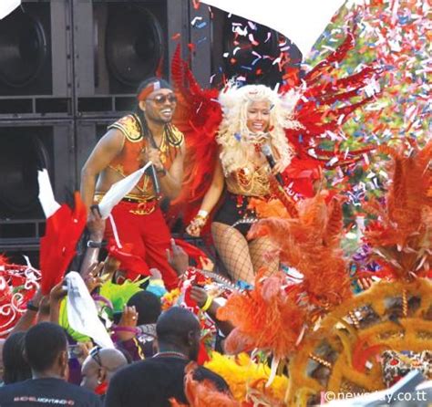 Nicki Minaj Shoots Carnival Themed Pound The Alarm Music Video In