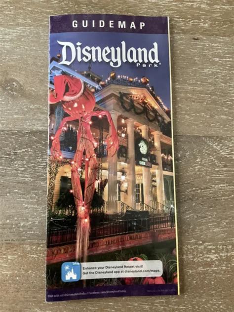 Disneyland Park Guidemap Halloween Time Haunted Mansion 995 Picclick