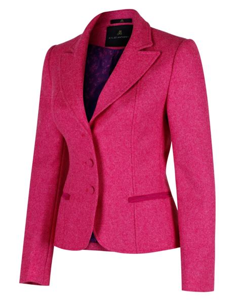 Pink Tweed Jacket Ma1029 Myles Anthony