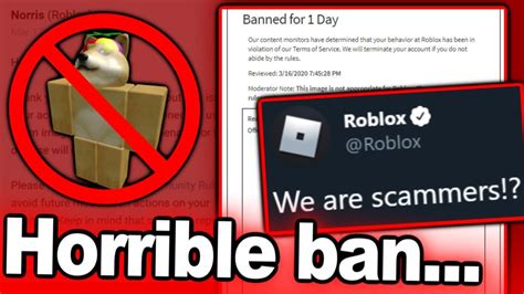 Roblox Banned Me Again Youtube