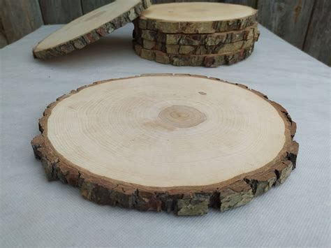 1011 Grande Tranche De Bois Daulne 10 11 Pouces Etsy