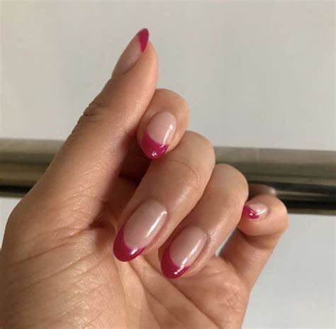 french nails almond nails french french tip acrylic nails almond acrylic nails pretty