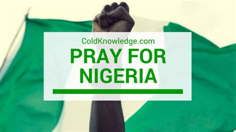 Pray For Nigeria Cold Knowledge