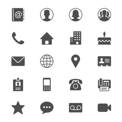 Gray Media Icons Set Web Icons Free Download