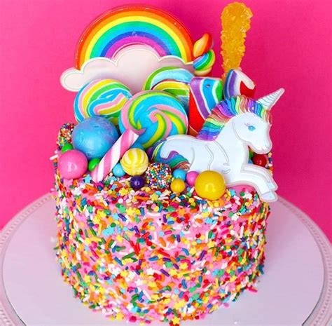 Rainbow Unicorn Cake Instagram Goodiesbydani Unicorn Cupcakes