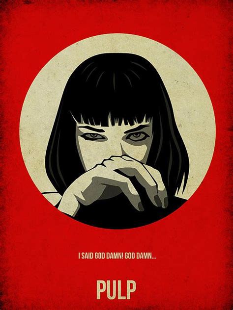 Pulp Fiction Poster Art Print By Naxart Studio In 2021 Pulp Fiction