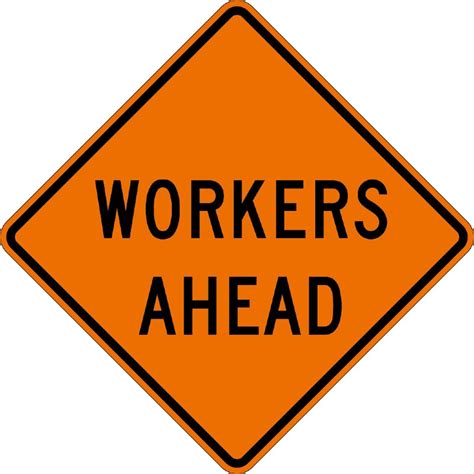 What Are Orange Road Signs Used For Worksafe Traffic Control