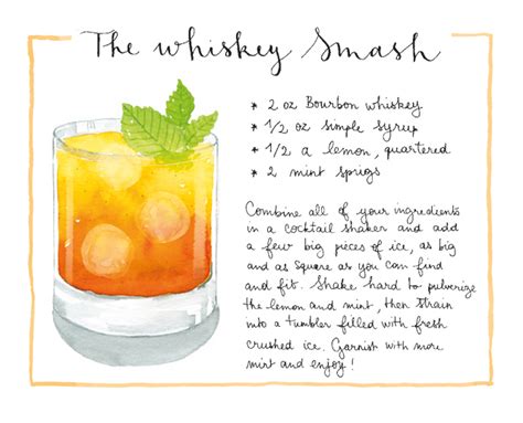 This white christmas bourbon smash cocktail recipe is the perfect holiday drink! Whiskey Smash