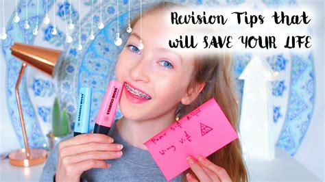 Revision Tips That Will Save Your Life Youtube