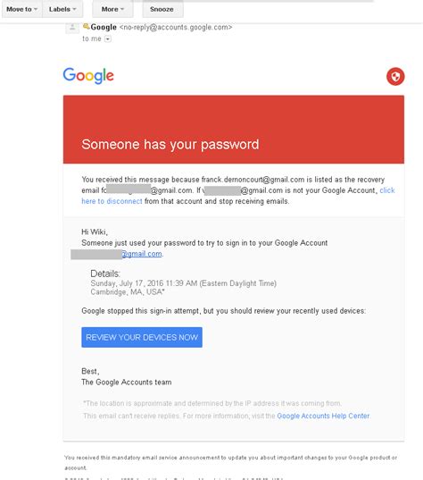 Your gmail email page is listed for safe use. Why doesn't Google's "new sign-in from X" email ...