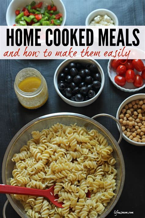Home Cooked Meals And How To Make Them Easily Life As Mom