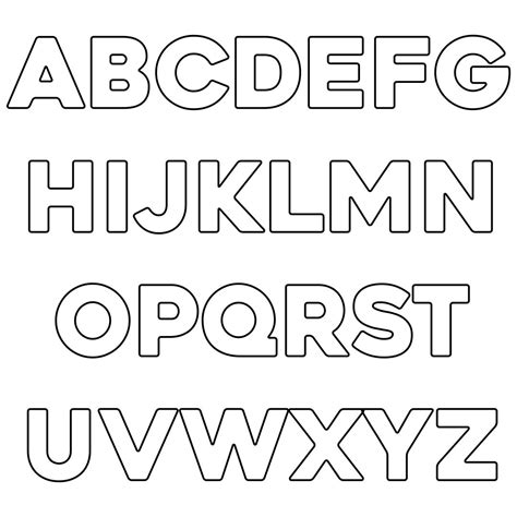5 Best Images Of Free Printable Letters Size Alphabet Alphabet