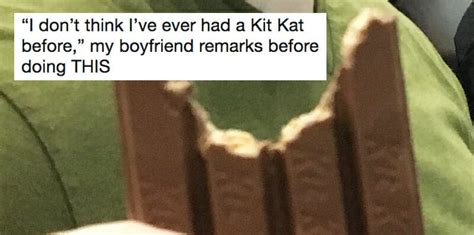 Man Eats Kit Kat Wrong Is Roasted By His Girlfriend And Twitter