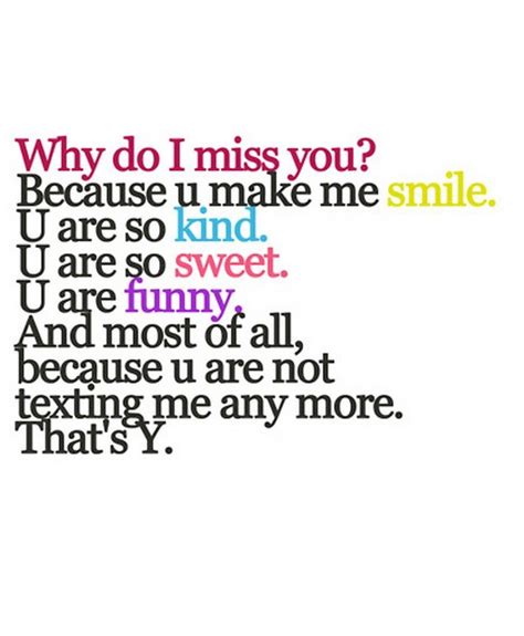 Know what this song is about? Why do i miss you because you make me smile | nineimages