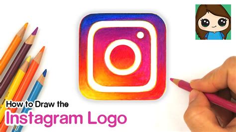 How To Draw The Instagram Logo Youtube