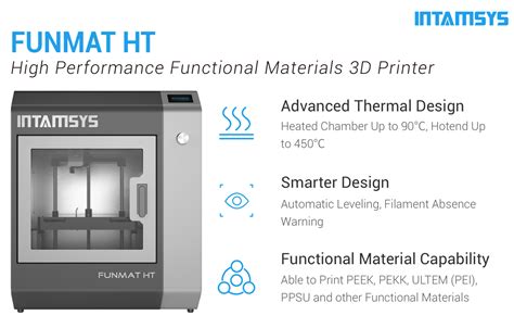 Intamsys Funmat Ht Enhanced High Temperature Peek Industrial 3d Printer