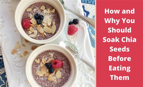 Couscous is considered to be high in gluten. How and Why You Should Soak Chia Seeds Before Eating Them ...