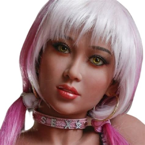 H036 Lifelike Sex Doll Head With Short Eyelashes Linkdolls