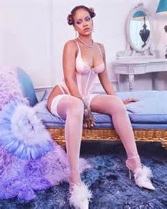 Rihanna Is Fierce In Sexy Lavender Lingerie For Savage X