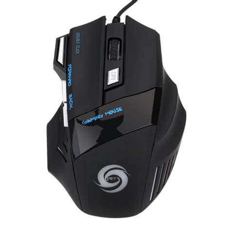 tomshoo 3200 dpi 7 button 7d led optical usb wired gaming mouse mice for laptop pc professional