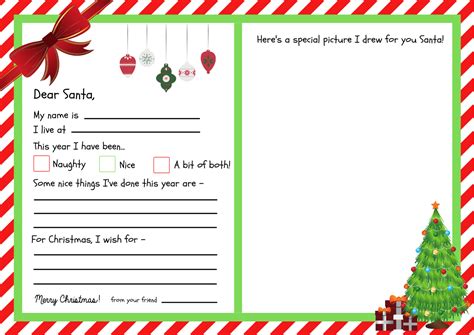 Letters To Santa Templates Free Printables Super Busy Mum