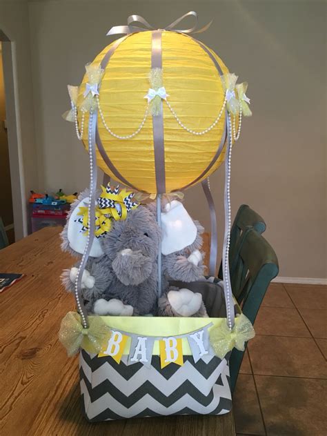 We did not find results for: Gender neutral Baby shower hot air balloon. Yellow grey ...