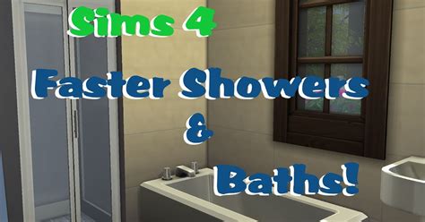 My Sims 4 Blog Faster Showers And Baths By Polarbearsims