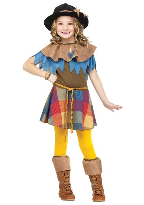 Girls Scarecrow Costume Halloween Costumes