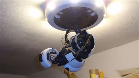 Portal fan makes a fully 3D printable GLaDOS ceiling lamp - Polygon