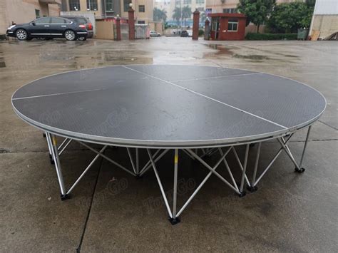 Tourgo Round Stage Platform Used Portable Outdoor Concert Stage Rental