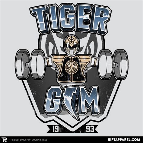 Tiger Gym Power Rangers T Shirt The Shirt List Power Rangers T