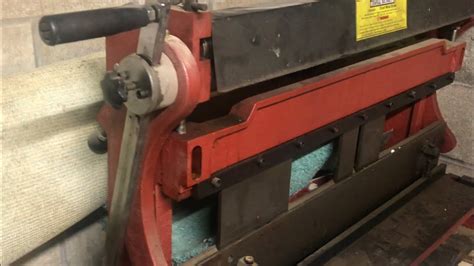 Using Shear Press Brake And Slip Roll Harbor Freight Youtube