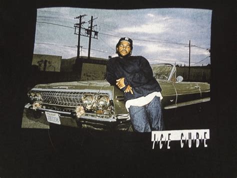 Ice Cube Classic Album Cover Leaning On Impala Black Xl T Shirt H Ebay