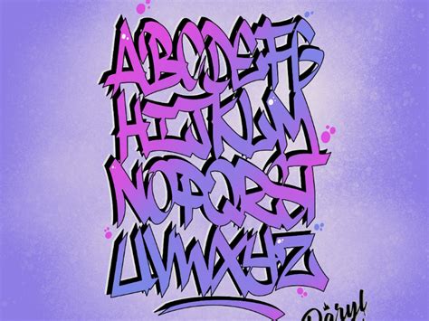 Graffiti A-Z by Daryl Glover on Dribbble