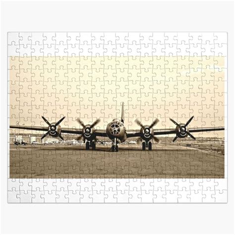 B 29 Bomber Plane Classic Aircraft Jigsaw Puzzle For Sale By