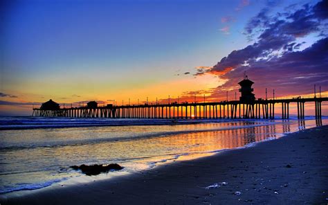 California Beach Sunset Wallpapers Top Free California Beach Sunset