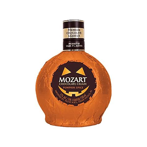 Mozart Pumpkin Spice Chocolate Cream Liqueur 750ml 750 Ml Liqueur