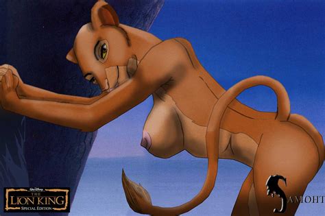 Rule 34 Anthro Ass Breasts Disney Feline Female Fur Furry Lion Pose