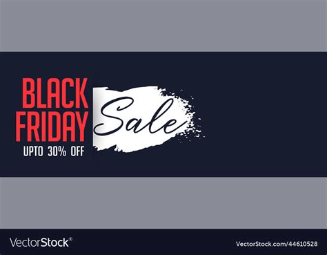 Stylish Black Friday Event Sale Banner Royalty Free Vector