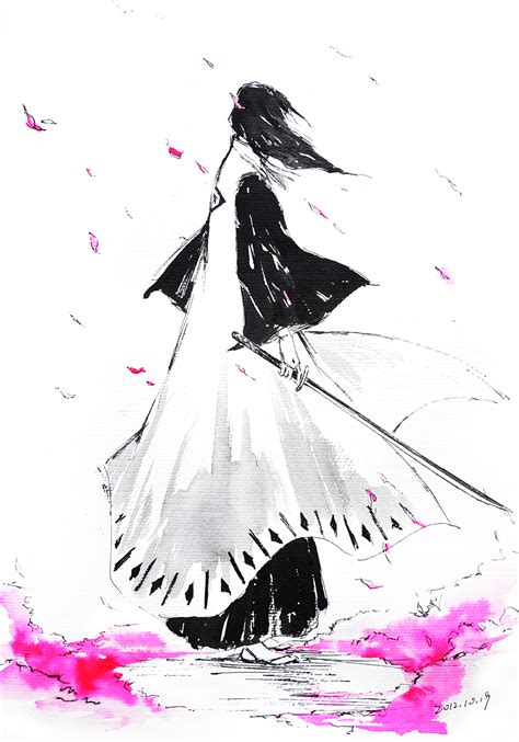 Kuchiki Byakuya Bleach Mobile Wallpaper By Pixiv Id 4396501