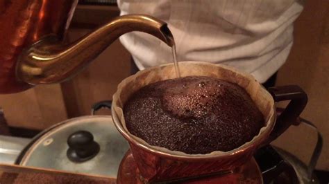 Japanese Pour Over Coffee 15 Brooklyn Estate Plantation Aa India Youtube