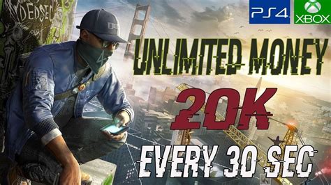 Watch Dogs 2 Unlimited Money Make 20k Every 30 Second Watch Dogs 2