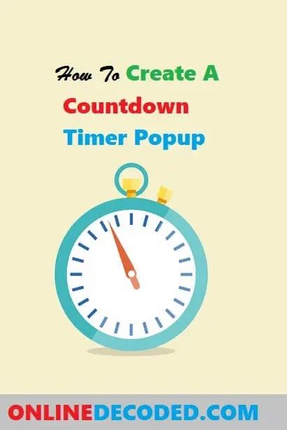 How To Create A Countdown Timer Popup To Boost Sales In 2022