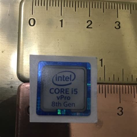 Jual Sticker Stiker Intel Core I5 Vpro 8th Gen Kota Banjarmasin