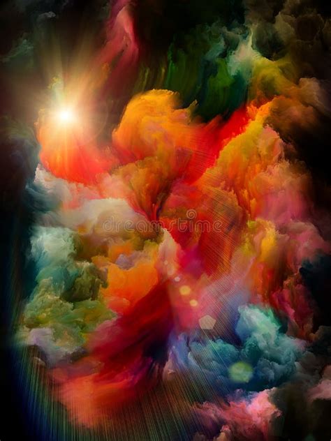 Colorful Cloud Abstraction Stock Illustration Illustration Of Space