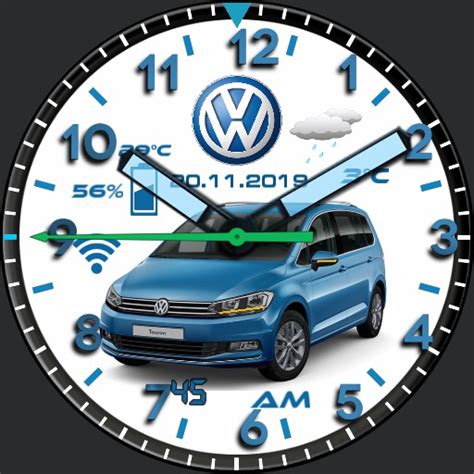 Vw Watch 18 Blue Edition • Watchmaker The Worlds Largest Watch Face